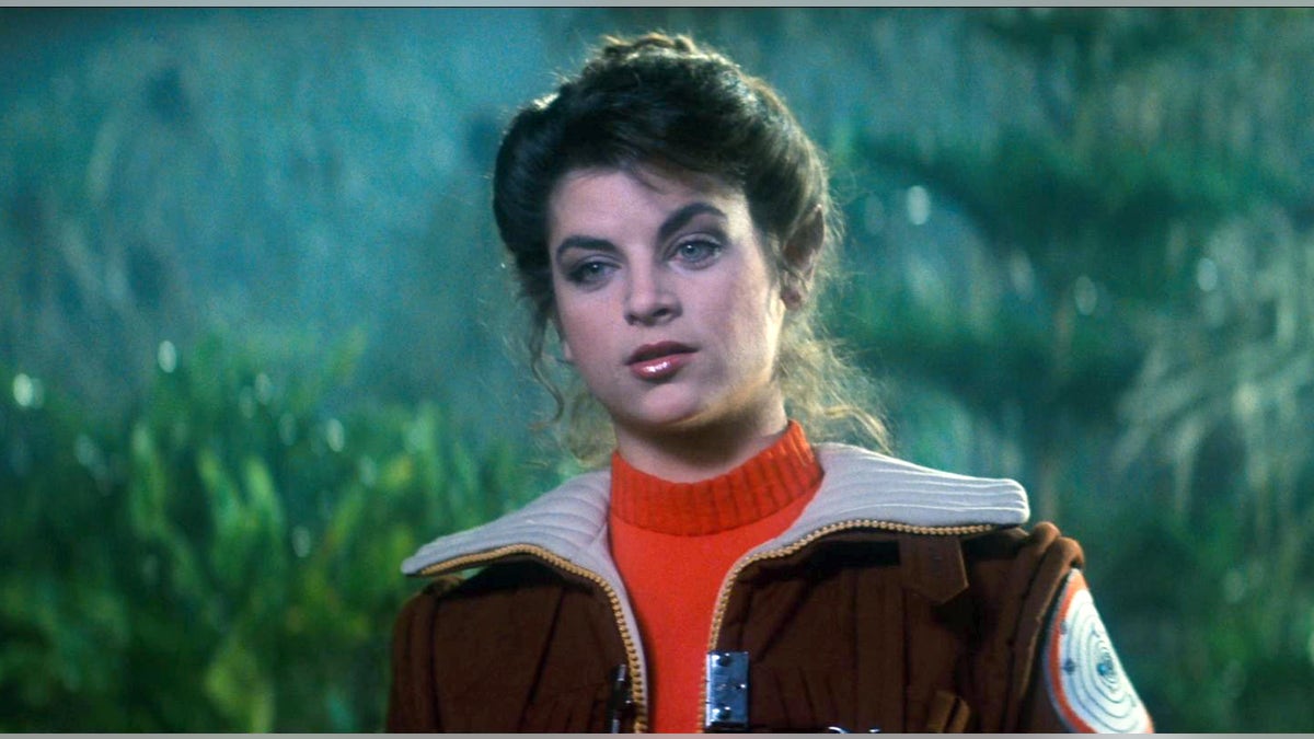 Kirstie Alley in "Star Trek."