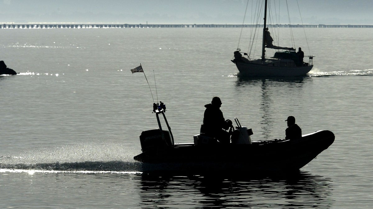 People on boats in the San Francisco Bay