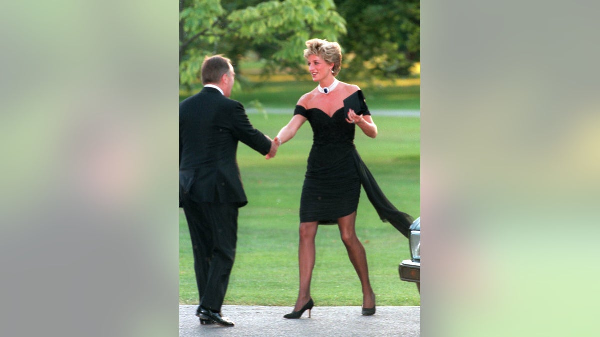 Princess Diana in her revenge dress