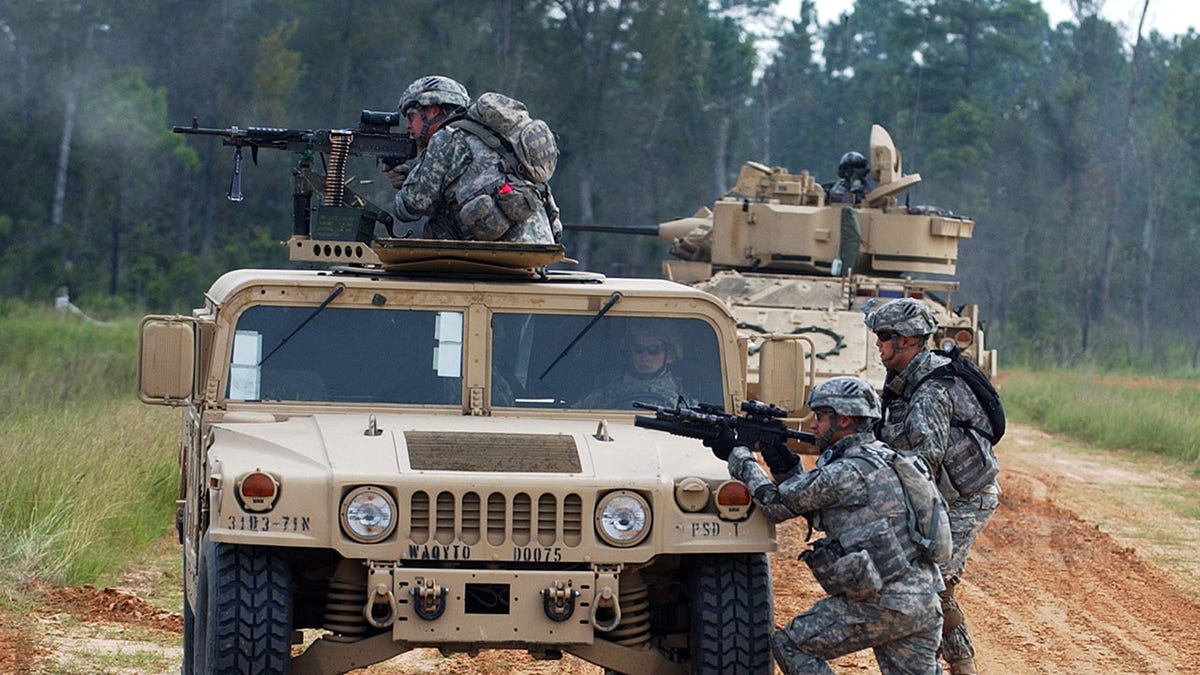 Troops train at Fort Stewart