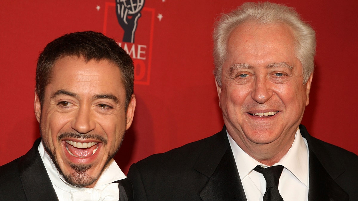Robert Downey Jr. and Sr. at Time 100 Gala