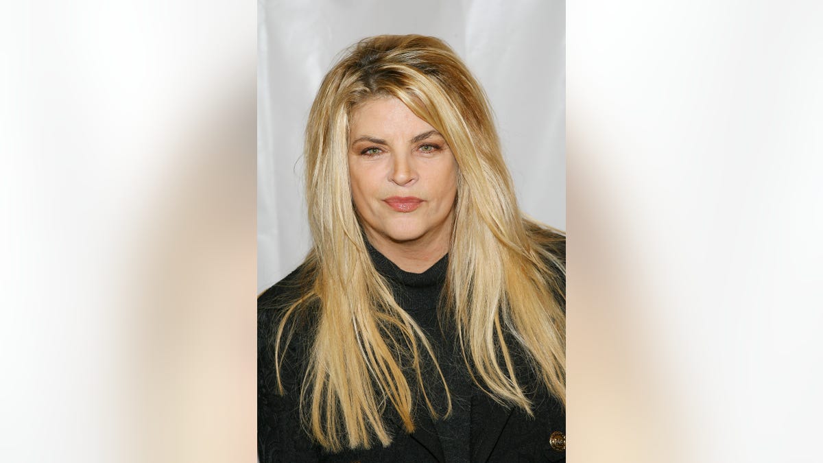 Kirstie Alley on red carpet