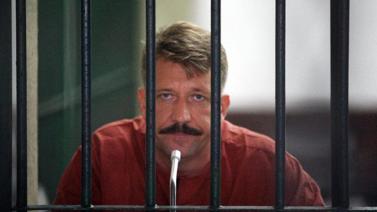 Viktor Bout in a detention cell