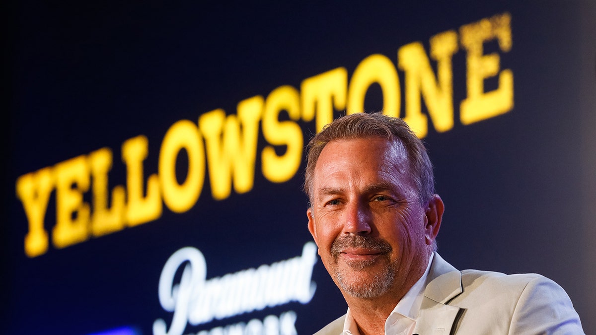 Kevin Costner during a press conference for Yellowstone