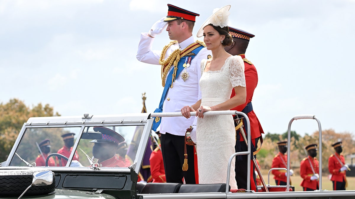 Prince William and Kate Middleton on their royal tour of Jamaica