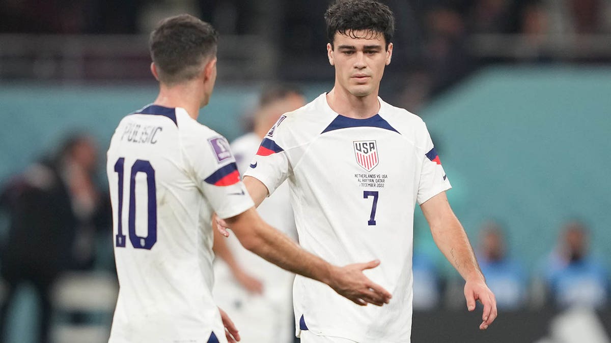 Gio Reyna and Christian Pulisic