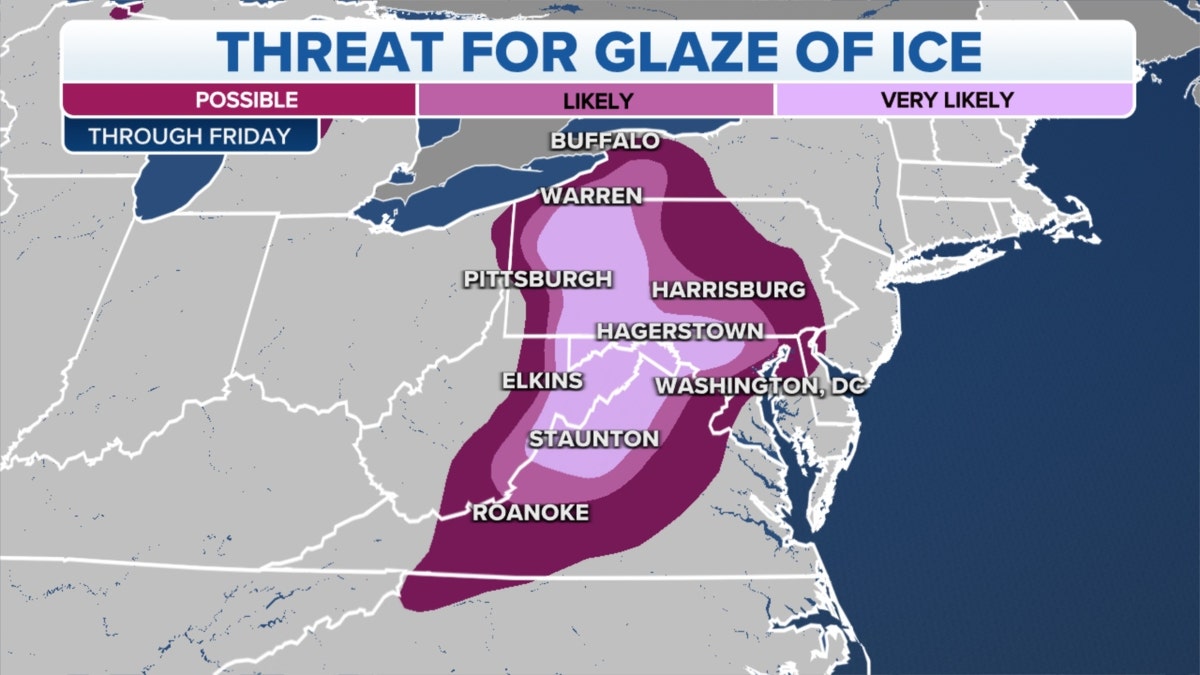 A map of Northeast ice threats