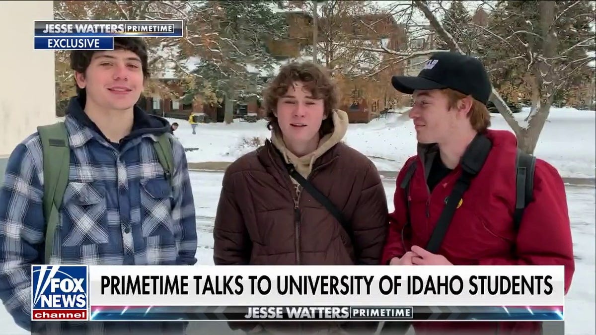a trio of University of Idaho students