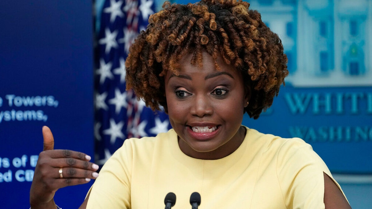 White House press secretary Karine Jean-Pierre