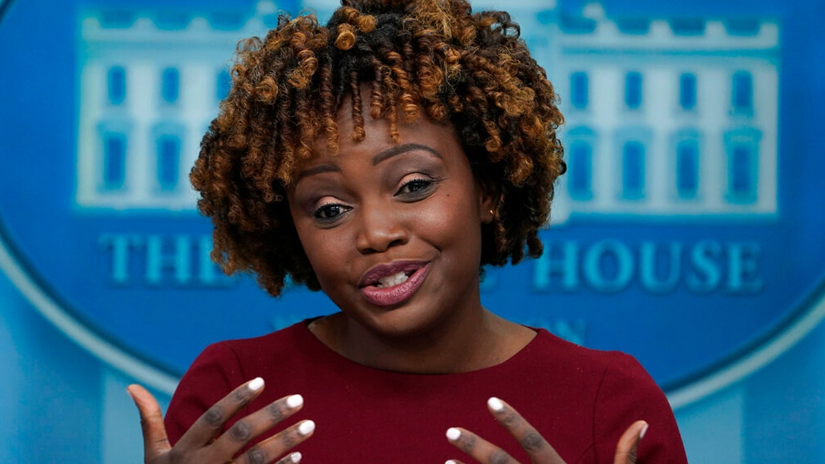 White House press secretary Karine Jean-Pierre