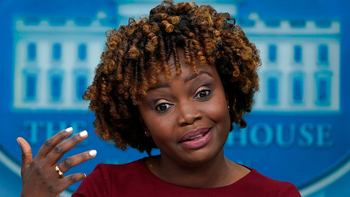 White House press secretary Karine Jean-Pierre