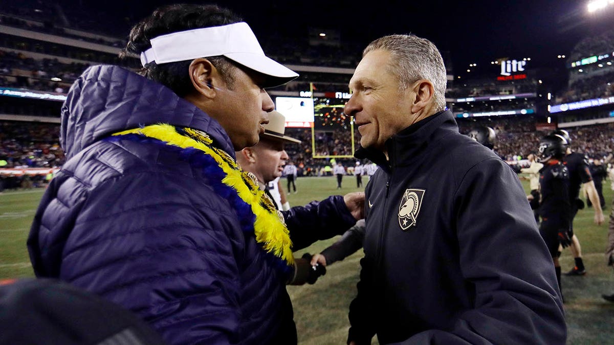 Ken Niumatalolo meets Jeff Monken