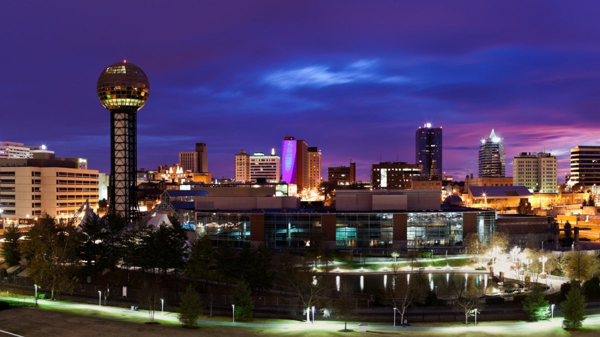 Skyline of Knoxville, Tennessee