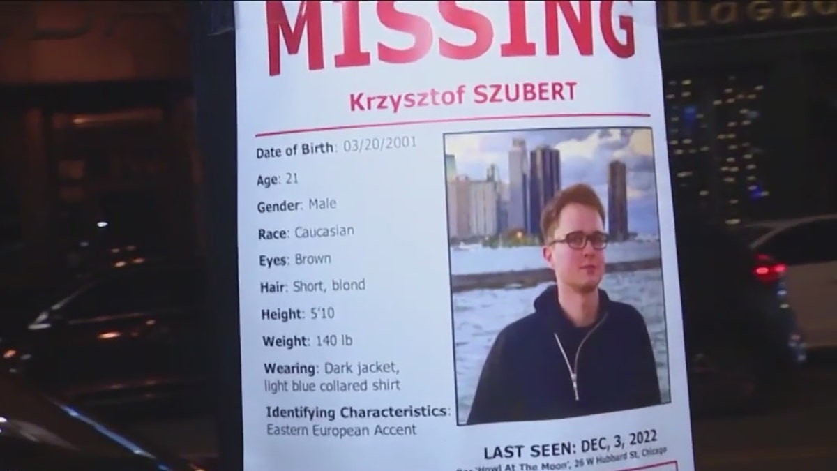 Krzysztof Szubert missing poster