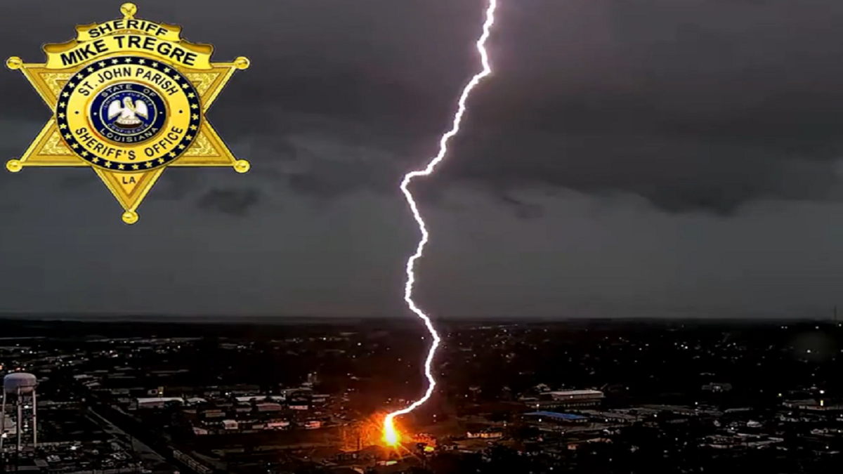 LaPlace Louisiana lightning strike