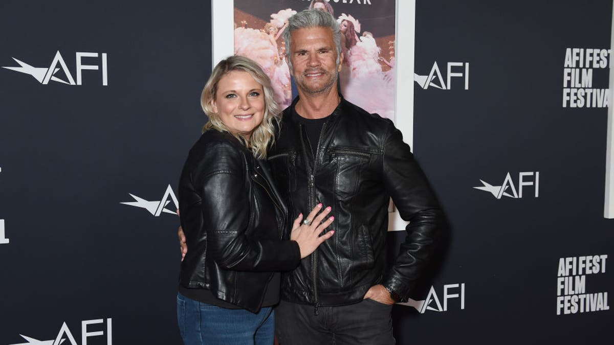 Lorenzo Lamas with fiancee Kenna Scott