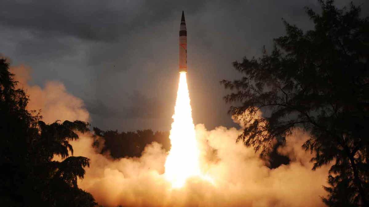 India test launching missile