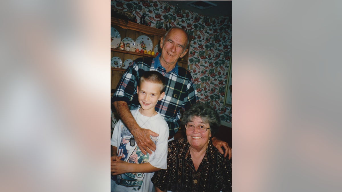 Peter Doocy with his grandparents