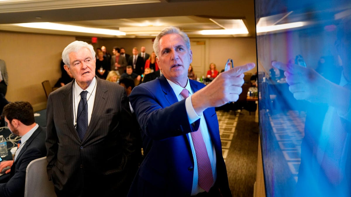 Newt Gingrich and Kevin McCarthy