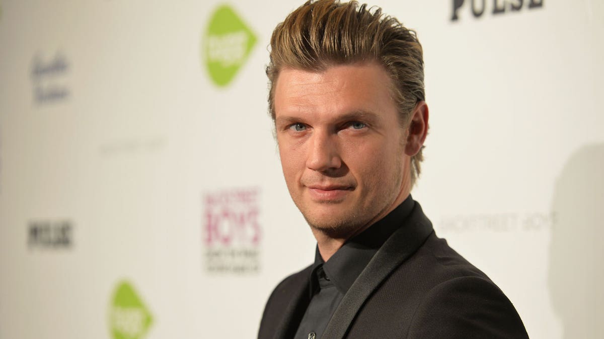 Nick Carter on the red carpet
