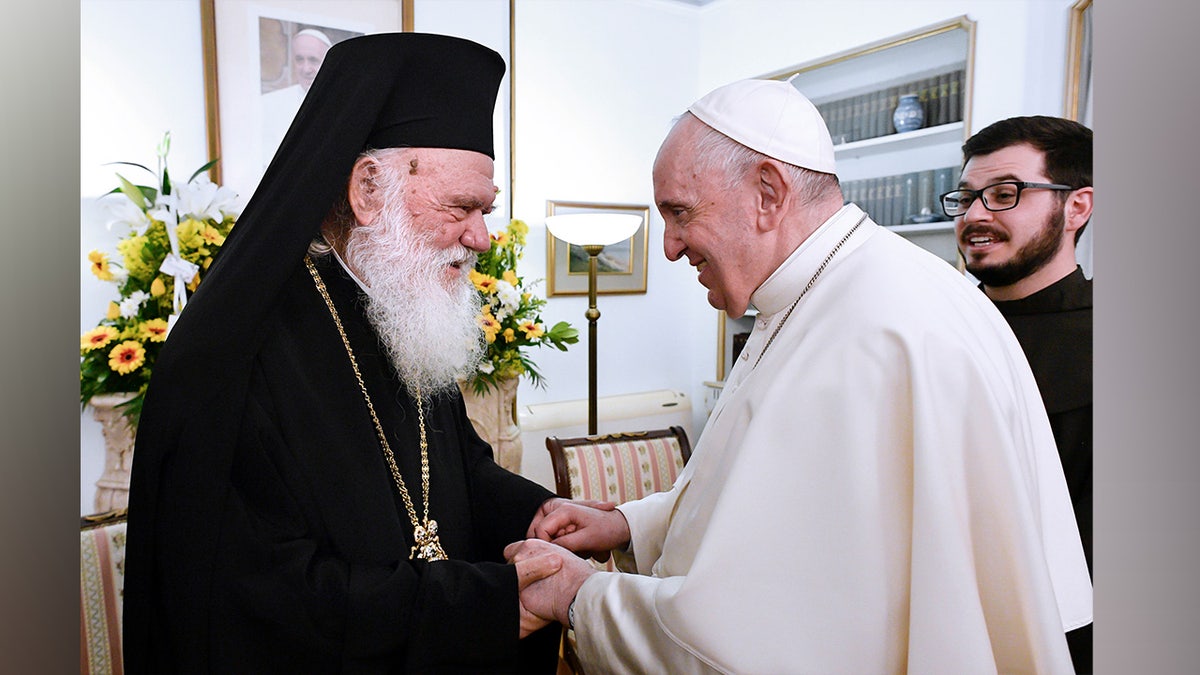 Pope Francis and Ieronymos II