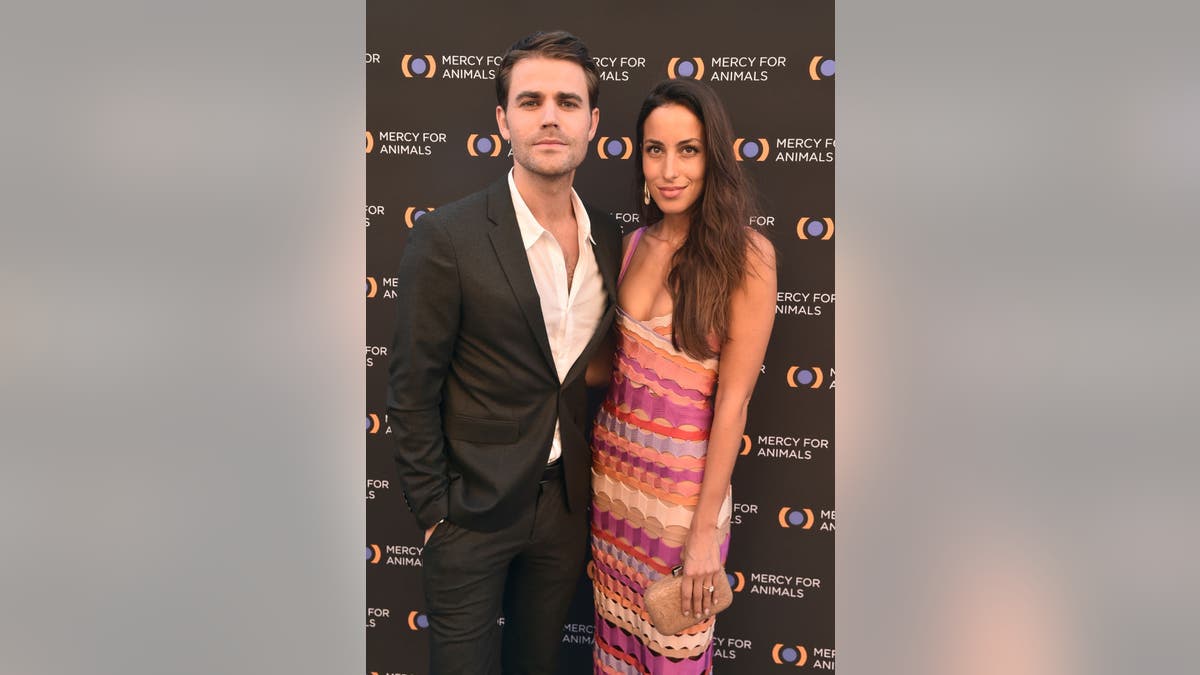 Paul Wesley and Ines De Ramon at red carpet event