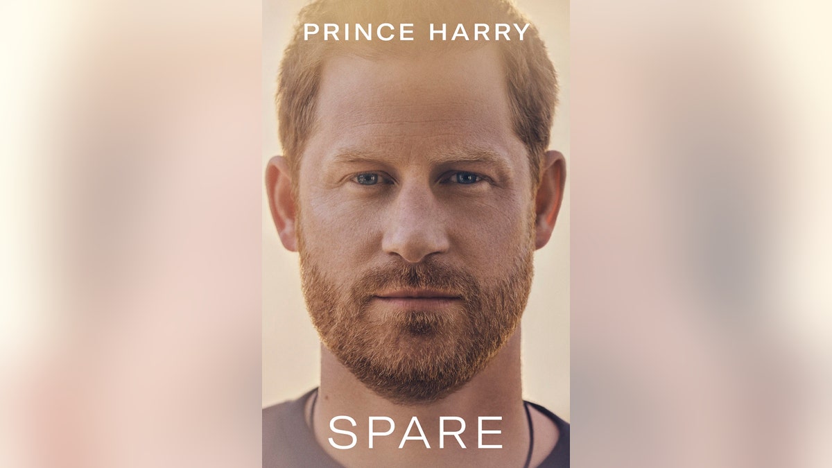 Prince Harry's book cover for Spare