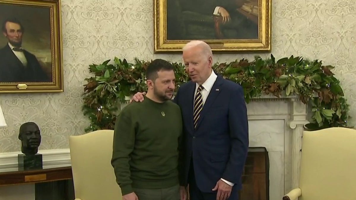 Biden adn Zelenskyy at the White House
