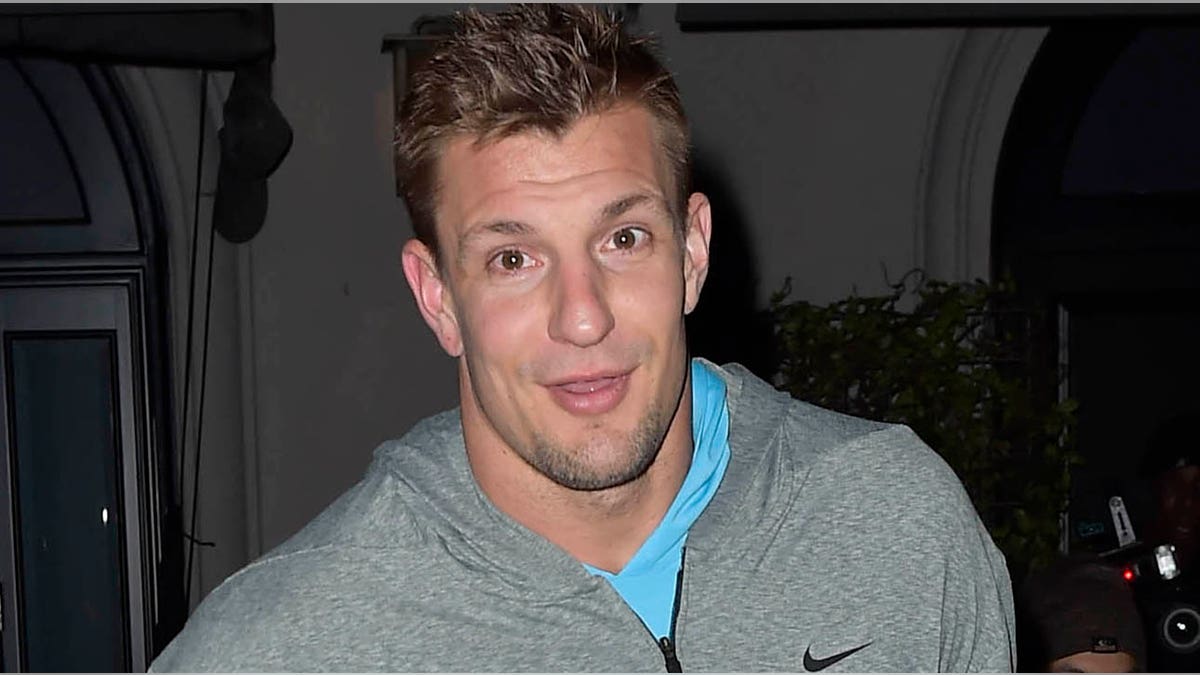Rob Gronkowski leaves dinner