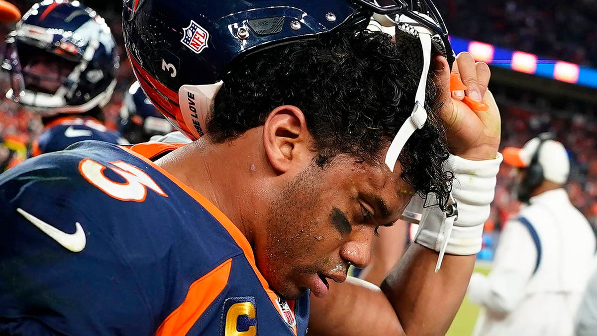 Russell Wilson suffers a knot on his head