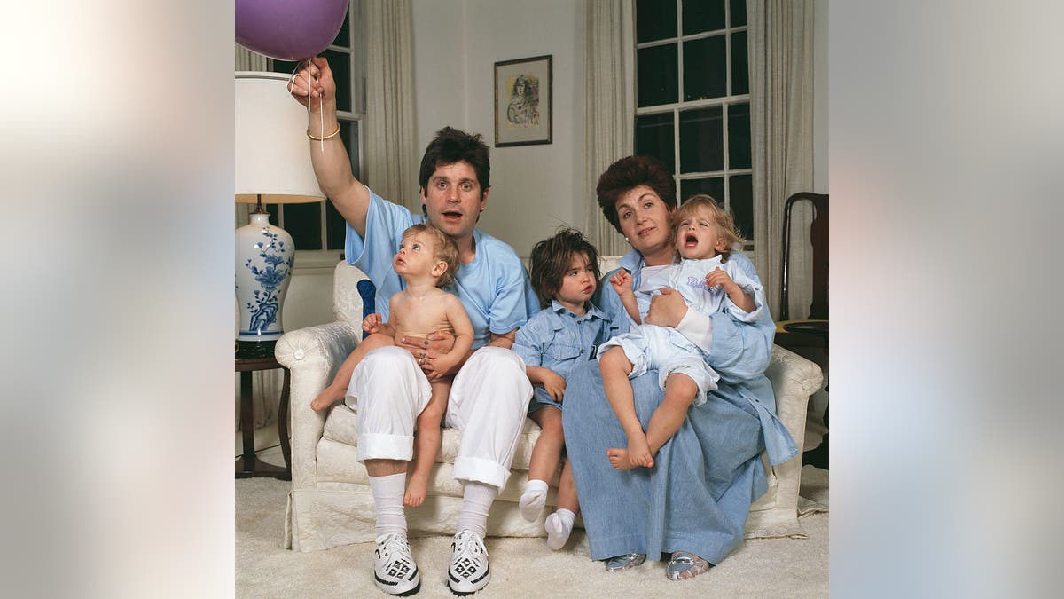 Ozzy Osbourne, Sharon Osbourne and their family