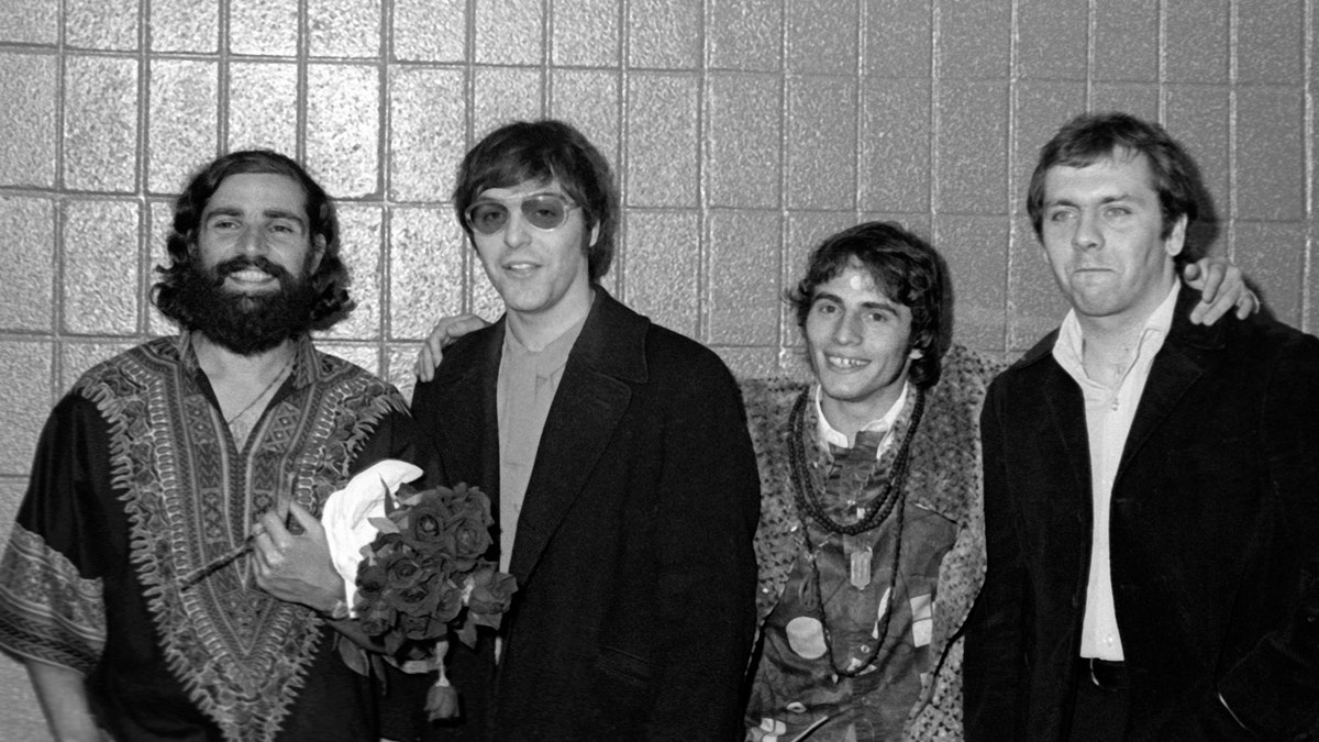 Musicians Felix Cavaliere, Dino Danelli, Eddie Brigati and Gene Cornish of The Rascals in 1968