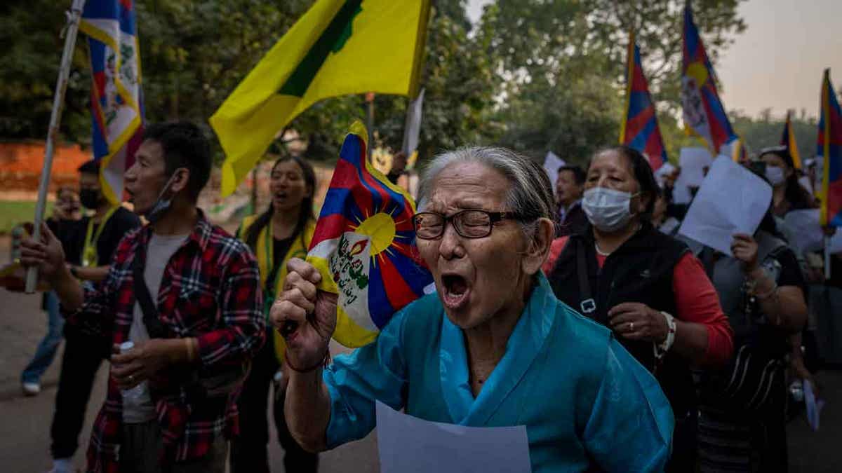 Exile Tibetan activists 