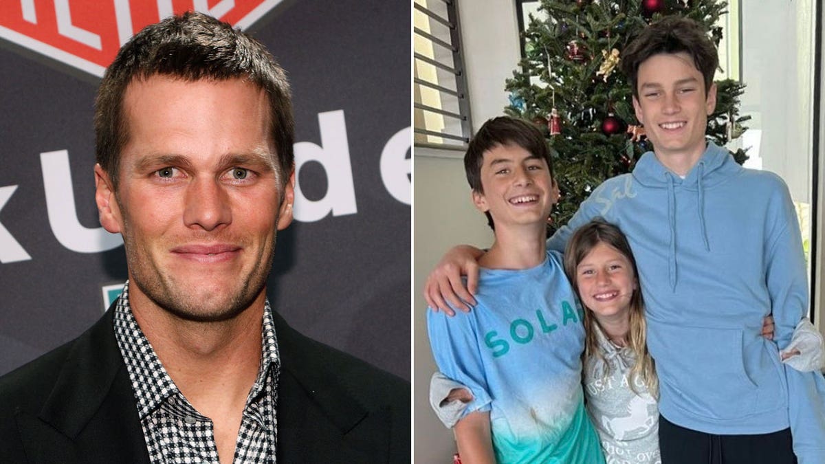 Tom Brady and his kids