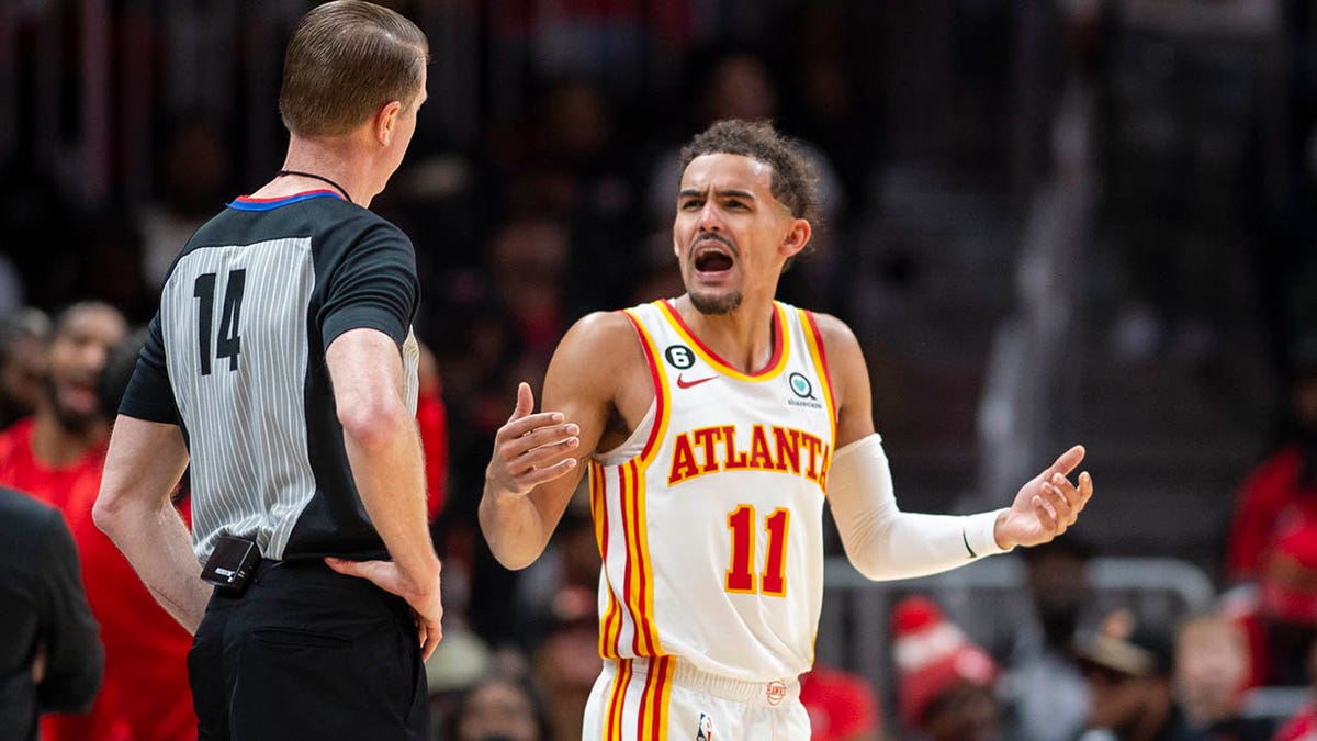 Trae Young complains
