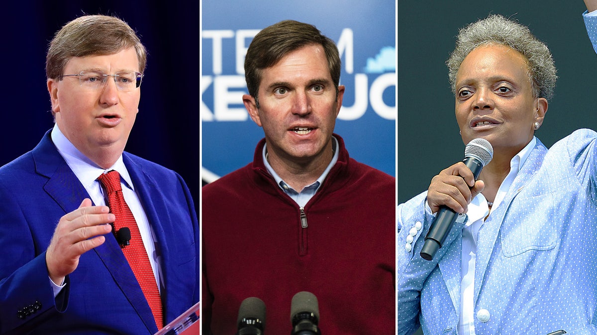 Tate Reeves, Andy Beshear, Lori Lightfoot