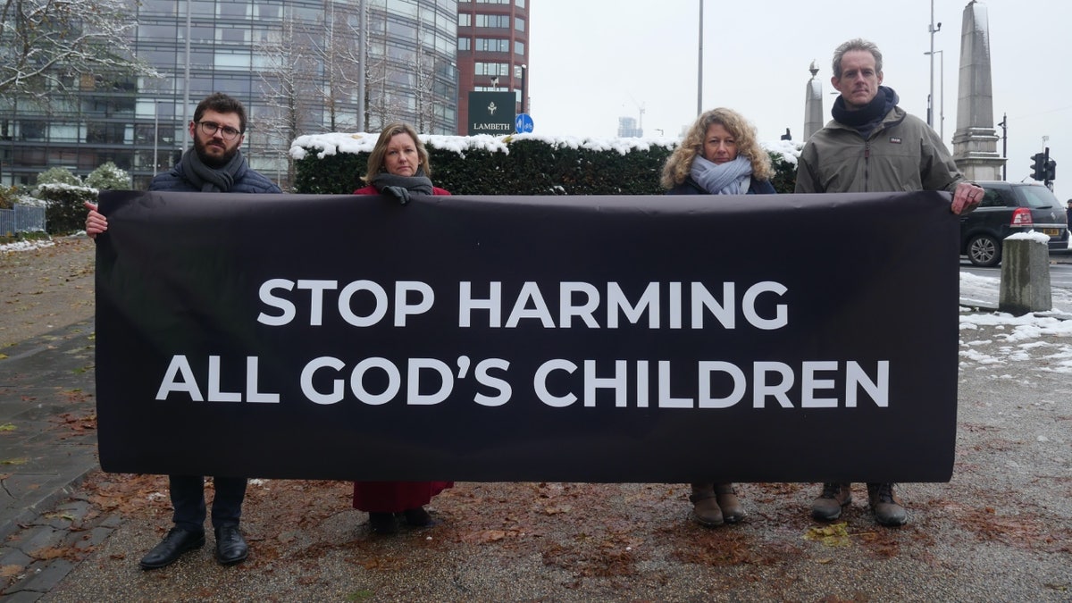 Stop Harming All God's Children protest