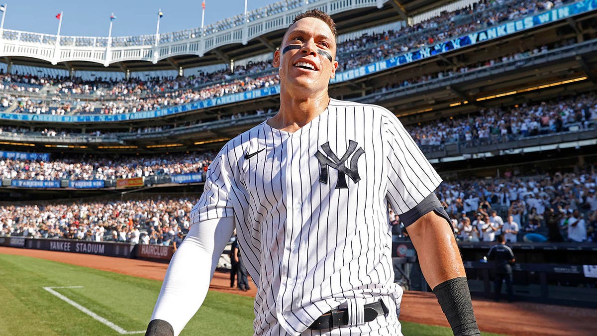 Aaron Judge after walk off homer