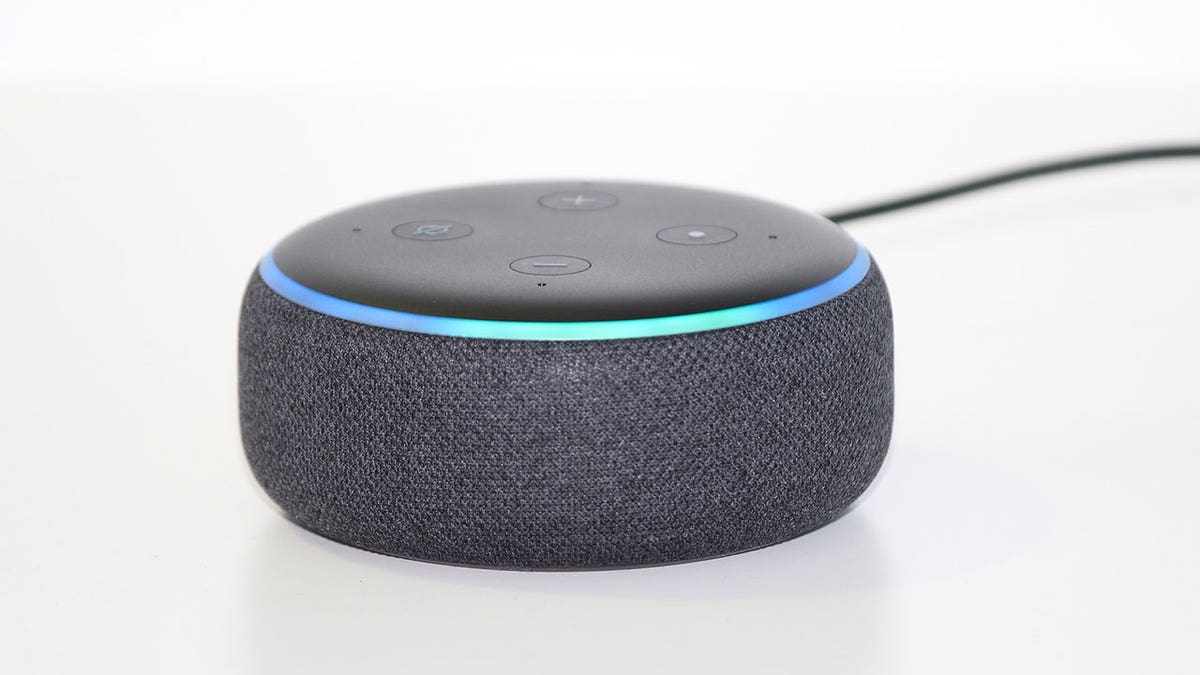 Amazon Echo Dot speaker with AI-powered Alexa technology