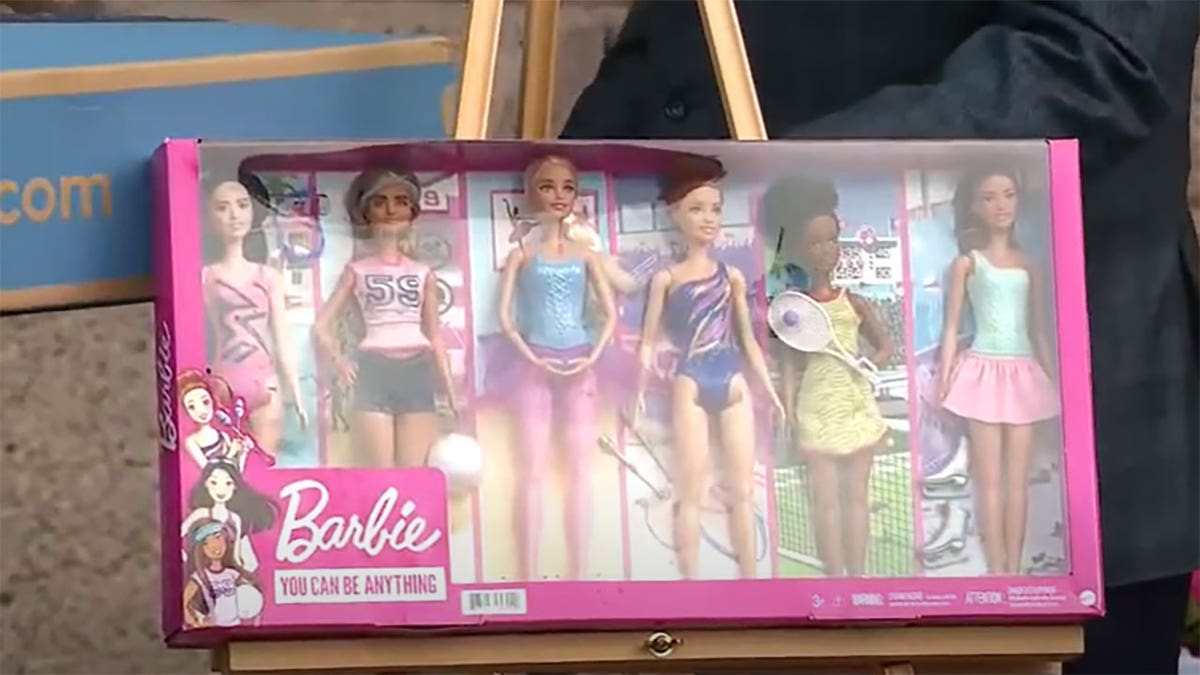 Athena Strand Barbie package