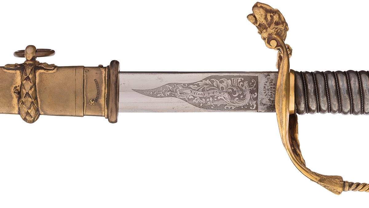 tiffany engraved sword