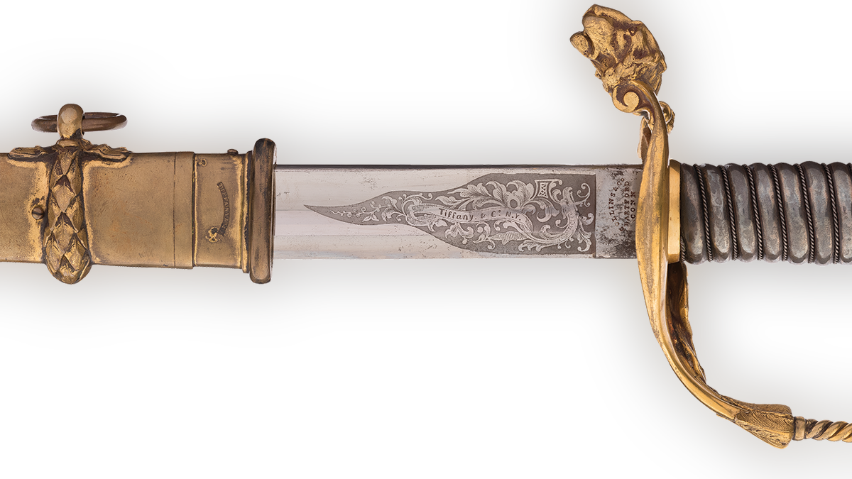 tiffany engraved sword