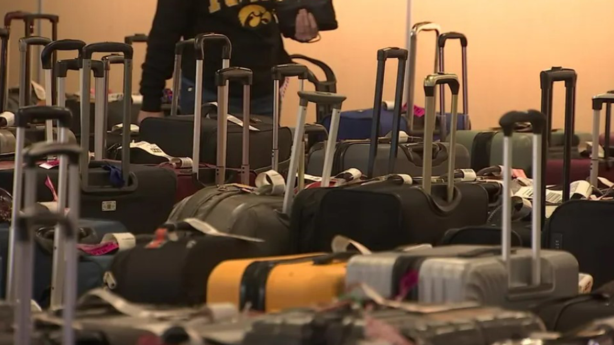 Bags piling up at Tampa airport