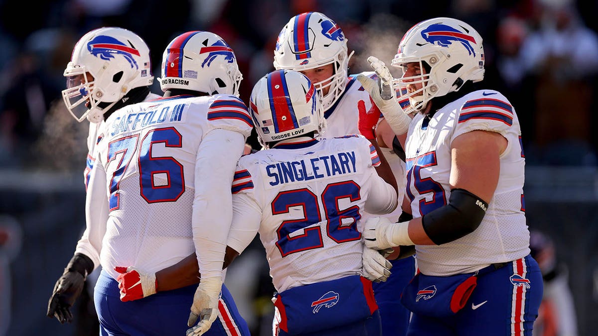 Bills celebrate touchdown