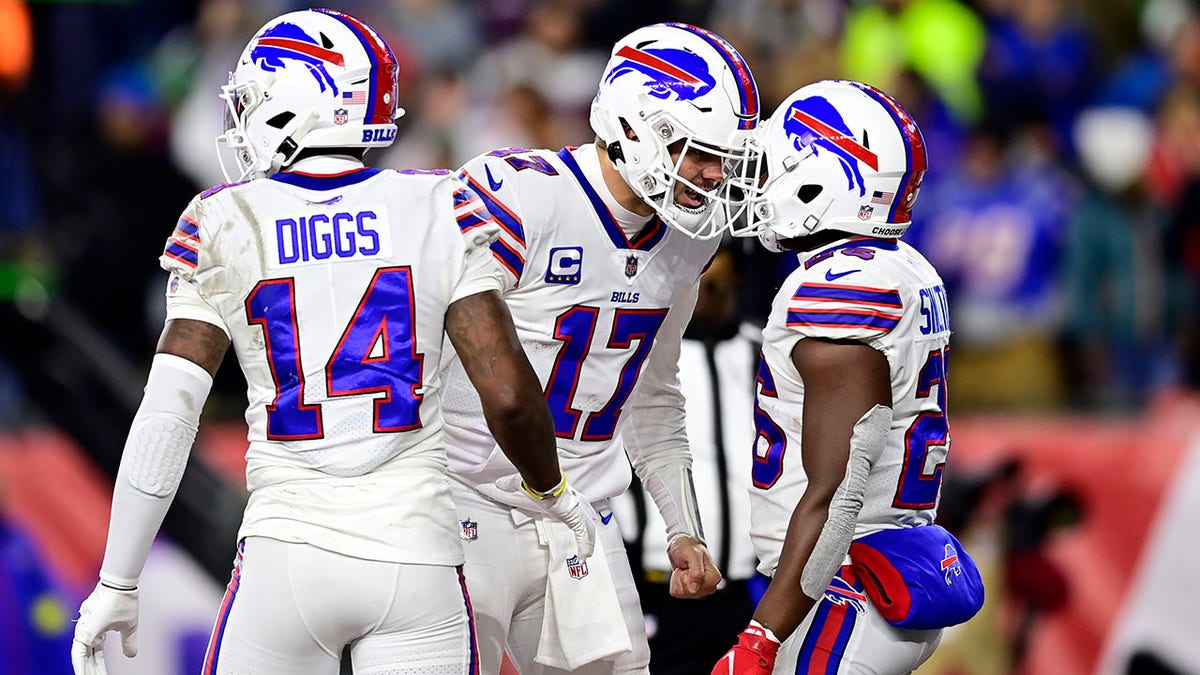 Bills celebrate touchdown