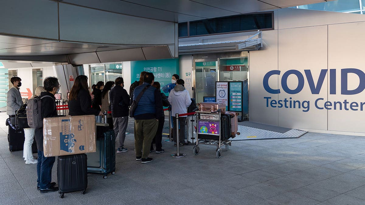 Covid test in South Korea