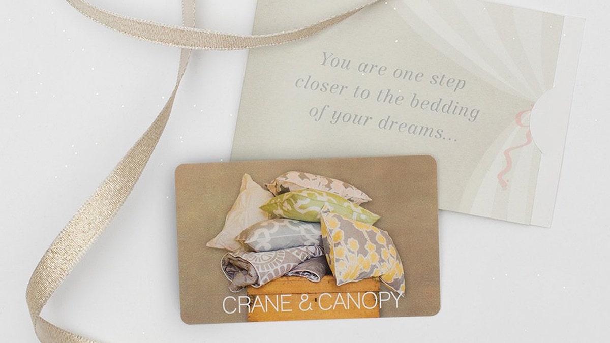 crane and canopy gift card