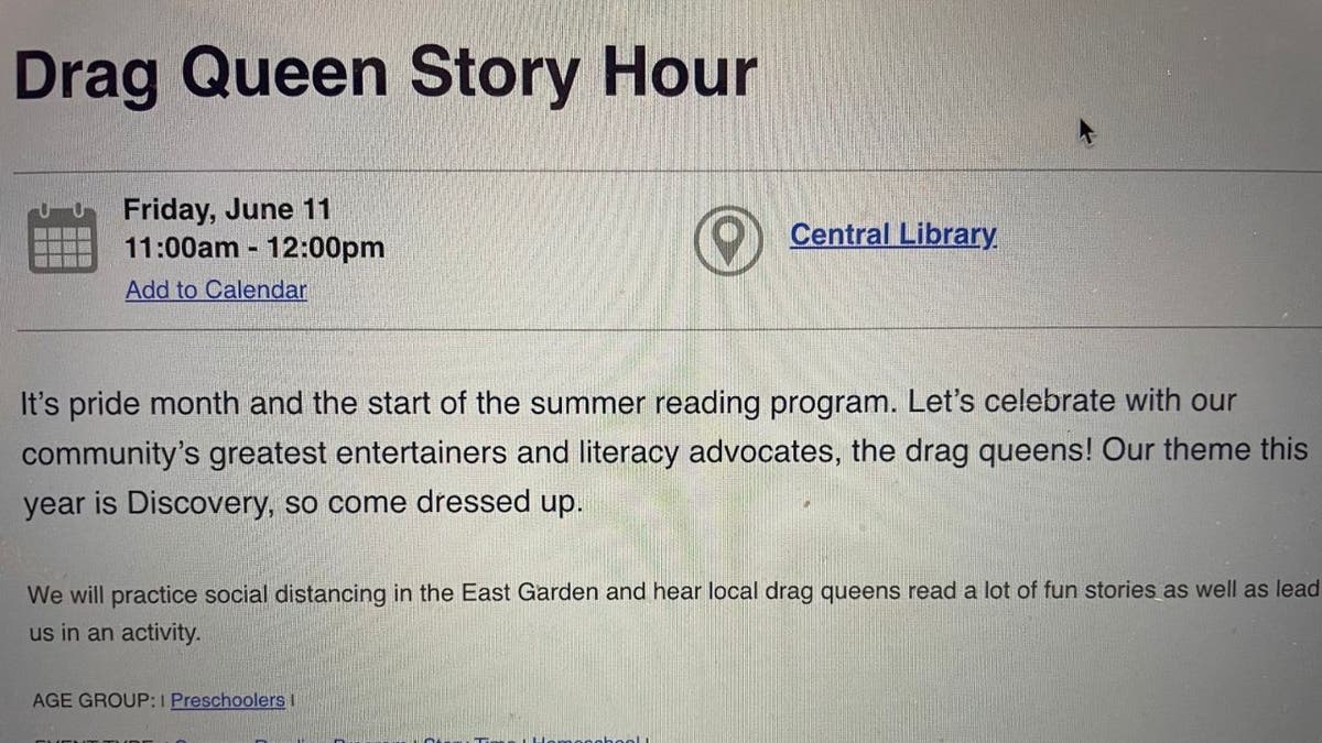 Drag Queen Story Hour at Indianapolis Public Library