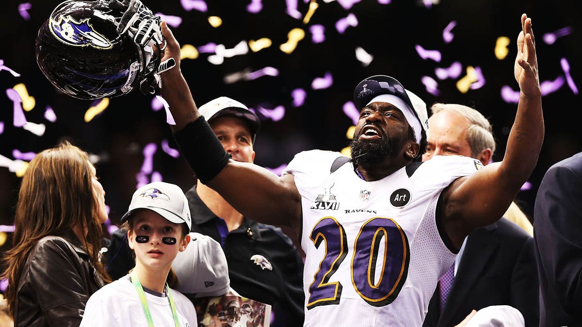 Ed Reed after winning super bowl