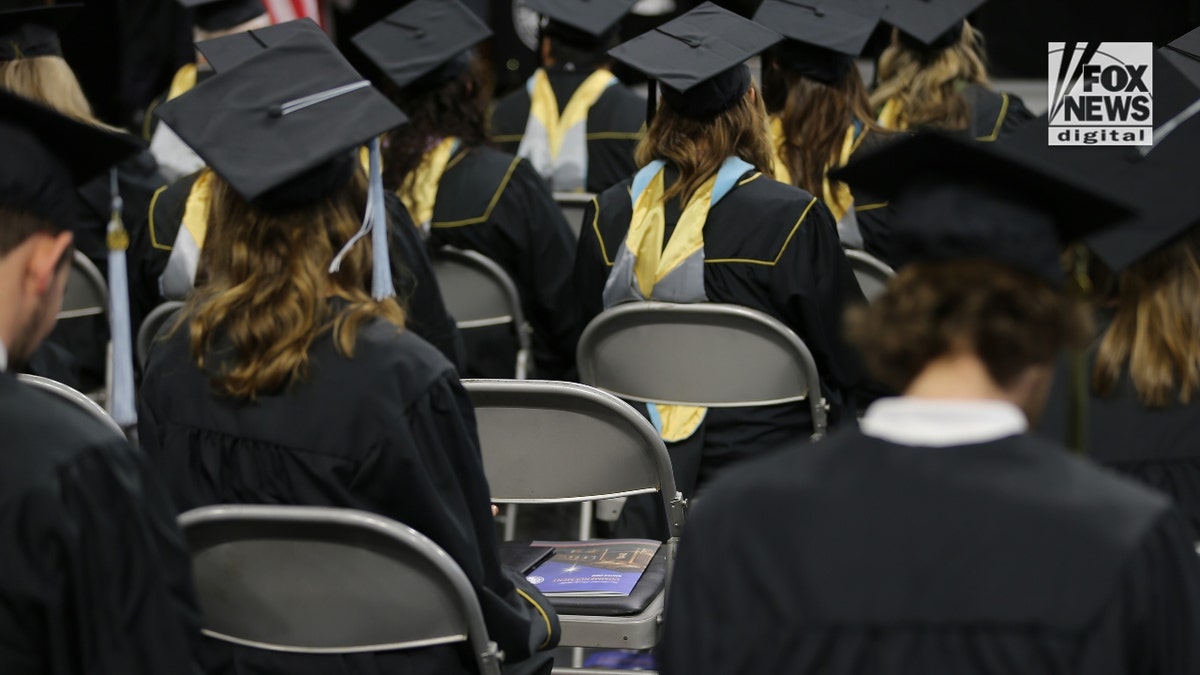 University of Idaho students at graduation